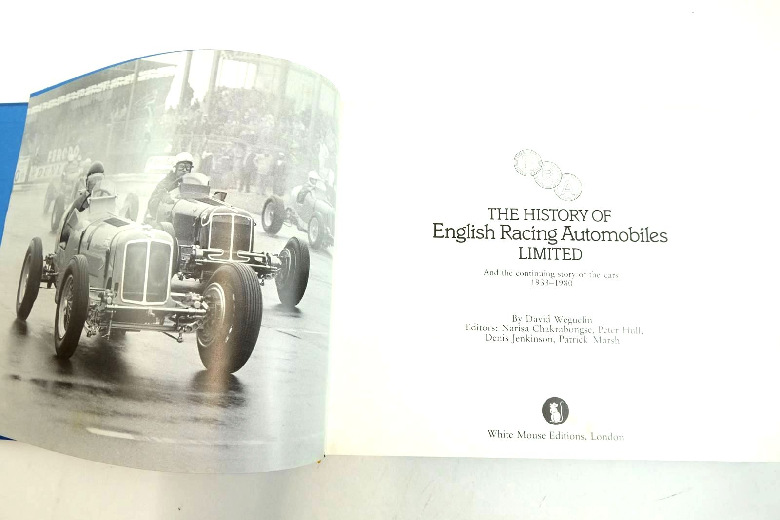 Photo of ERA THE HISTORY OF ENGLISH RACING AUTOMOBILES LIMITED written by Weguelin, David
et al,  published by White Mouse (STOCK CODE: 2135137)  for sale by Stella & Rose's Books