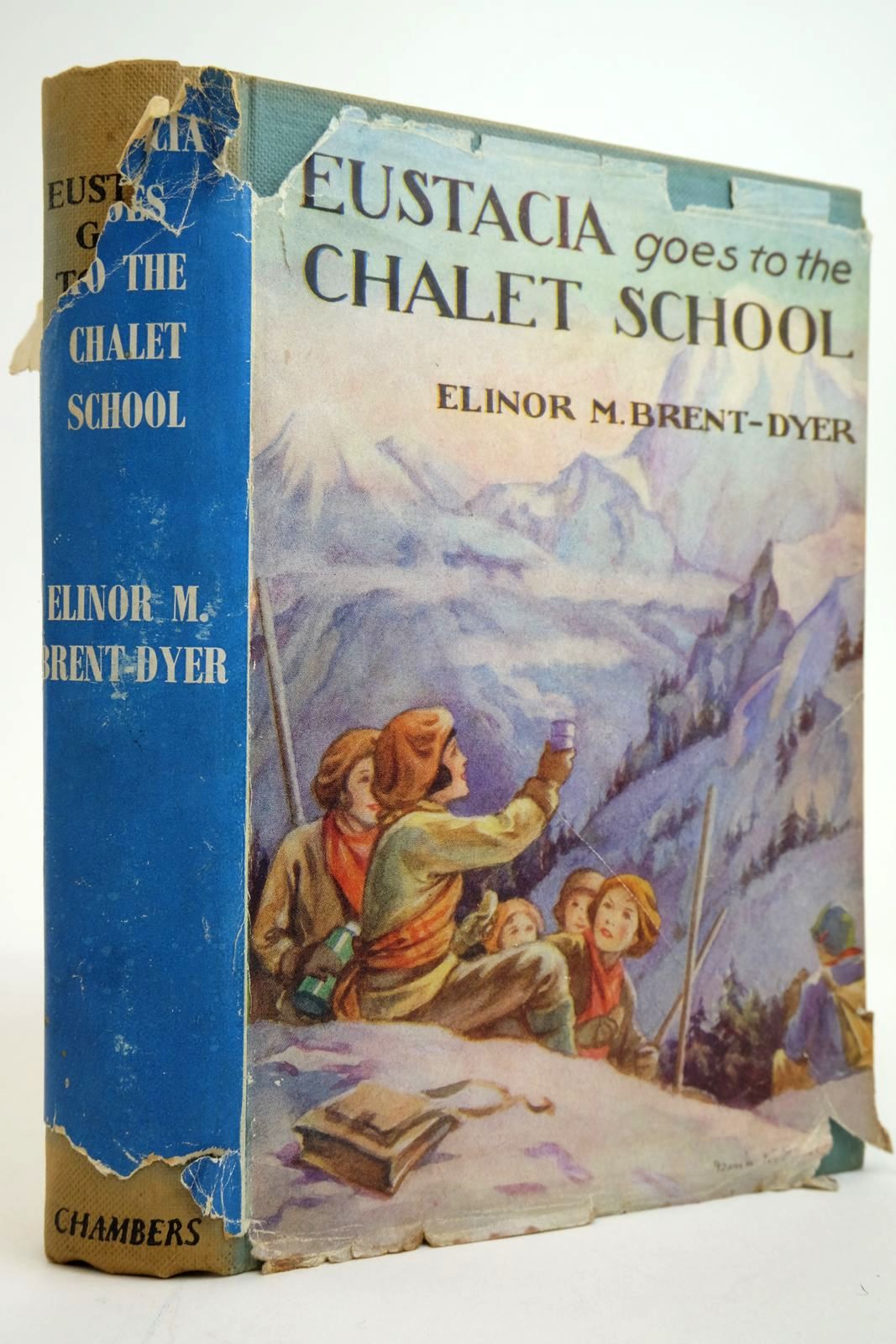 Photo of EUSTACIA GOES TO THE CHALET SCHOOL written by Brent-Dyer, Elinor M. published by W. &amp; R. Chambers Limited (STOCK CODE: 2135237)  for sale by Stella & Rose's Books