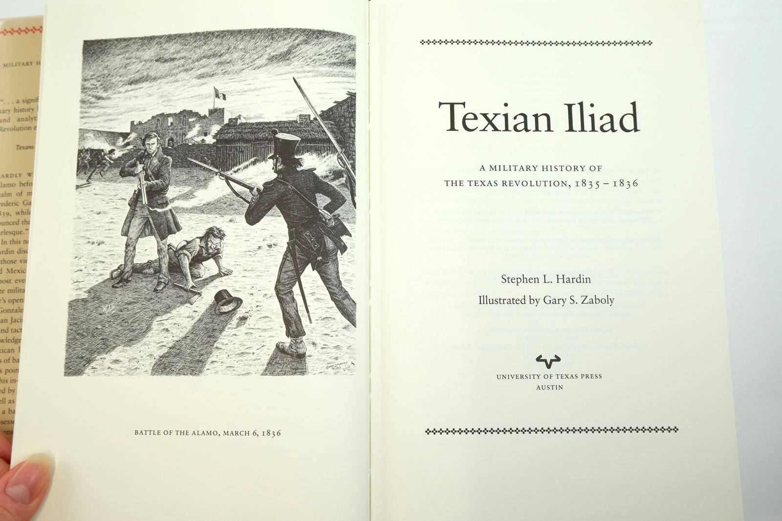 Photo of TEXIAN ILIAD: A MILITARY HISTORY OF THE TEXAS REVOLUTION, 1835-1836 written by Hardin, Stephen L. illustrated by Zaboly, Gary S. published by University of Texas Press (STOCK CODE: 2135295)  for sale by Stella & Rose's Books