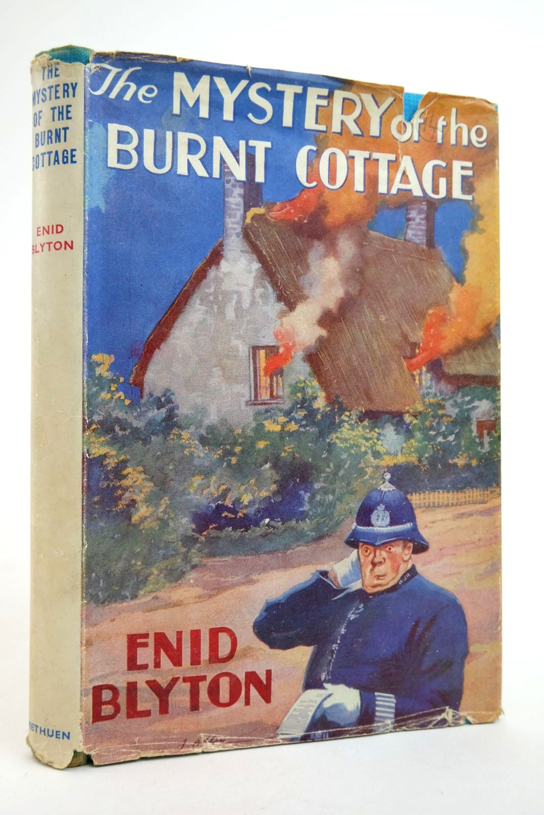 Photo of THE MYSTERY OF THE BURNT COTTAGE written by Blyton, Enid illustrated by Abbey, J. published by Methuen &amp; Co. Ltd. (STOCK CODE: 2135594)  for sale by Stella & Rose's Books