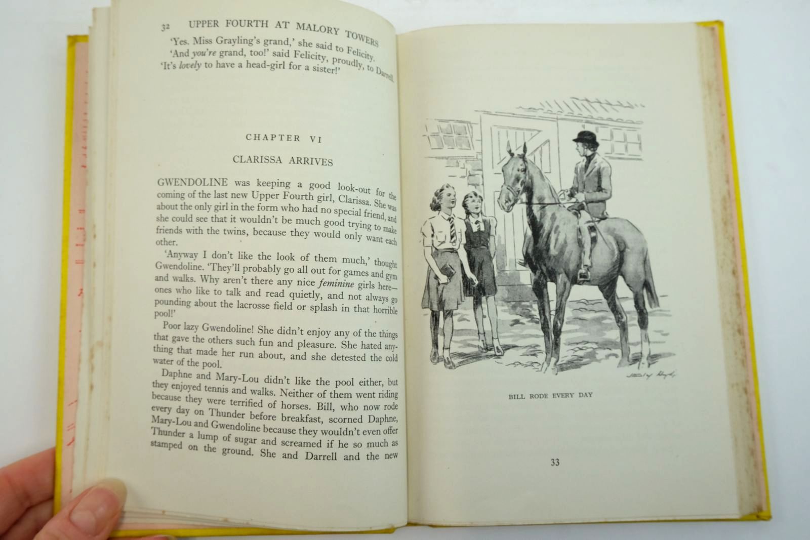 Photo of UPPER FOURTH AT MALORY TOWERS written by Blyton, Enid illustrated by Lloyd, Stanley published by Methuen & Co. Ltd. (STOCK CODE: 2135595)  for sale by Stella & Rose's Books