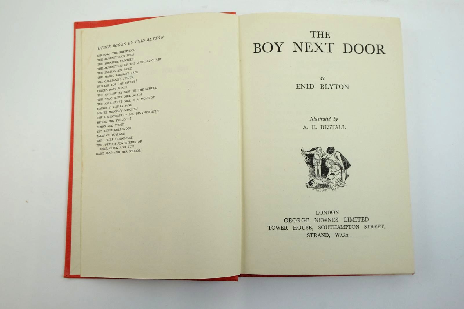 Photo of THE BOY NEXT DOOR written by Blyton, Enid illustrated by Bestall, Alfred published by George Newnes Ltd. (STOCK CODE: 2135597)  for sale by Stella & Rose's Books