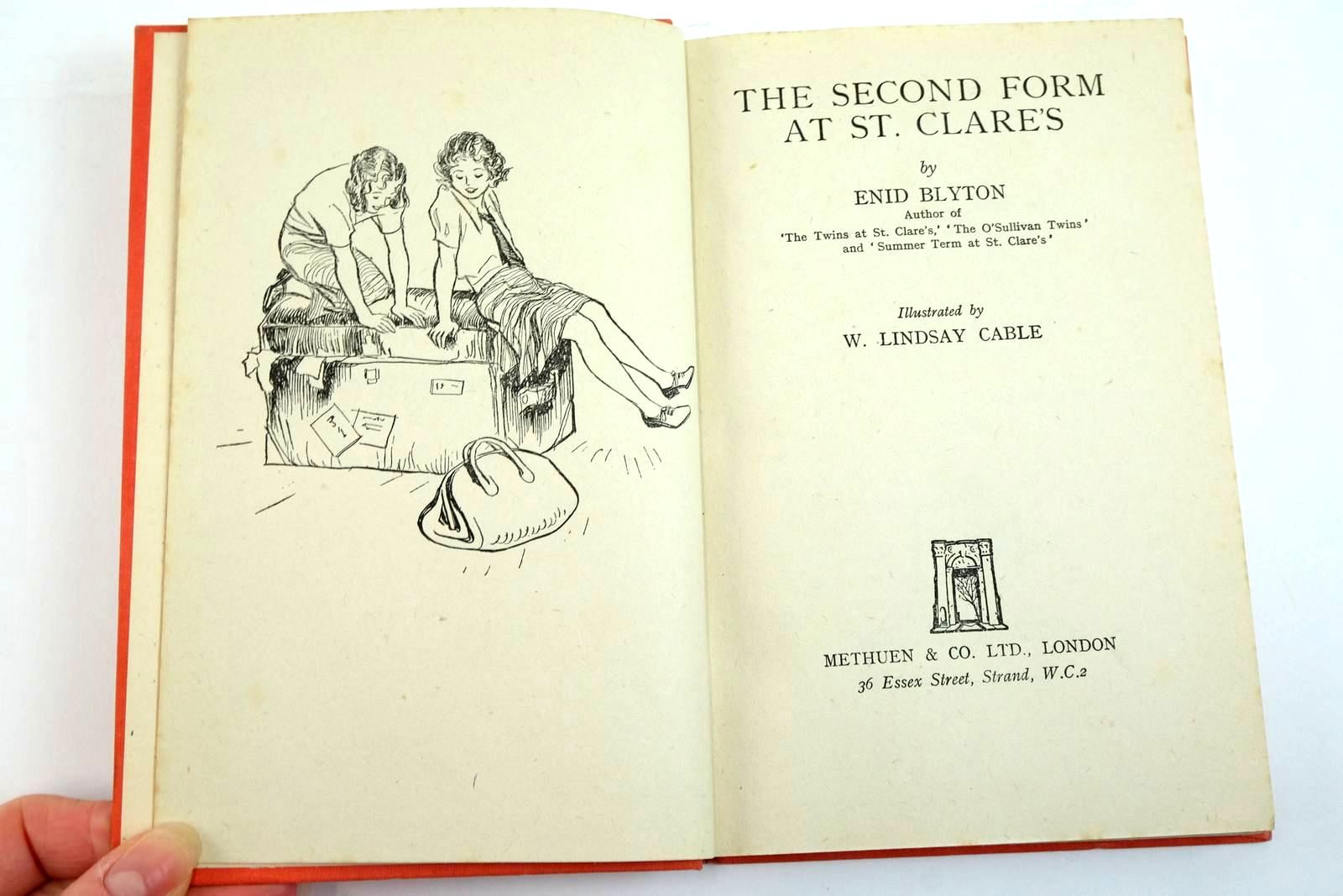 Photo of THE SECOND FORM AT ST. CLARE'S written by Blyton, Enid illustrated by Cable, W. Lindsay published by Methuen & Co. Ltd. (STOCK CODE: 2135602)  for sale by Stella & Rose's Books