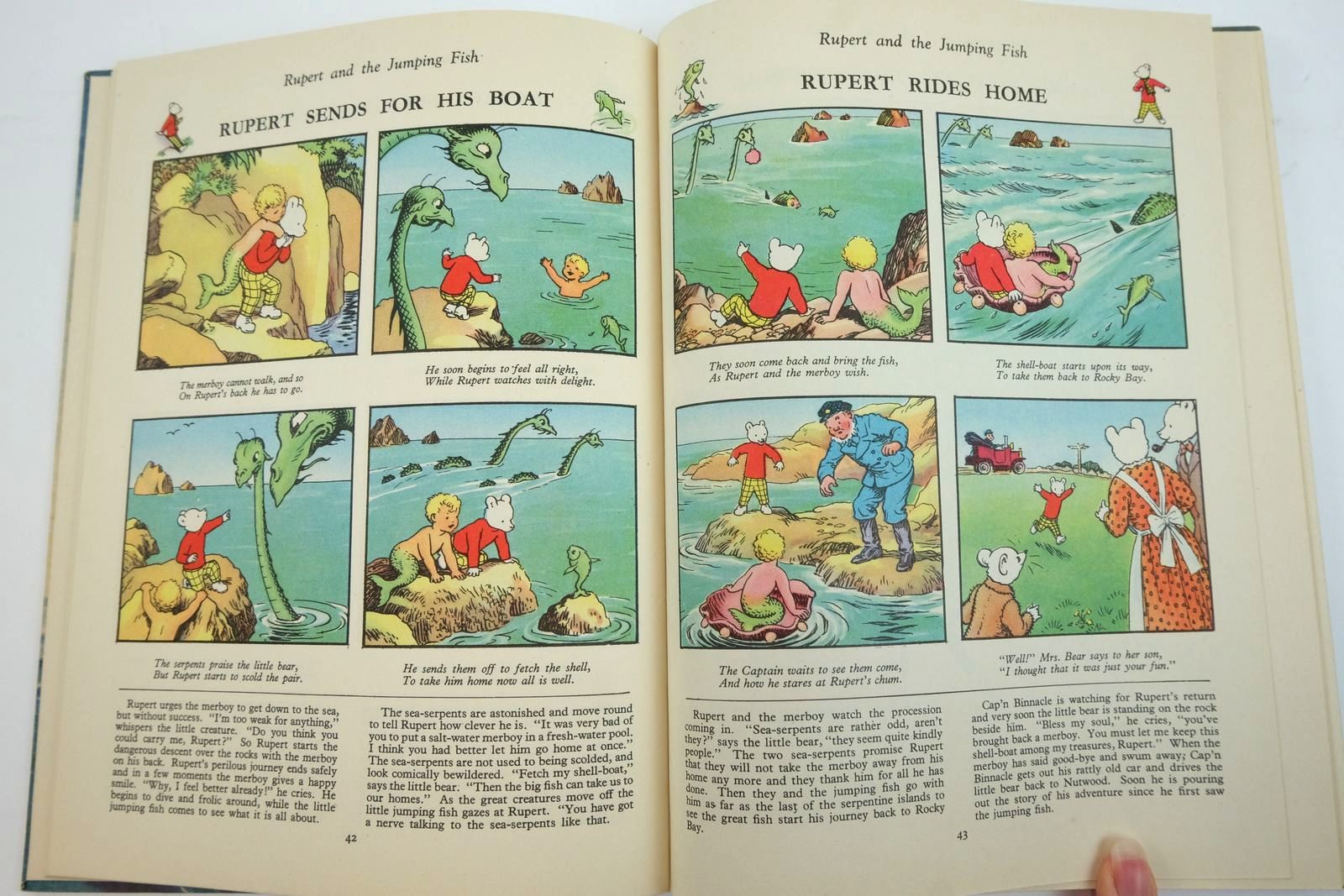 Photo of RUPERT ANNUAL 1950 - ADVENTURES OF RUPERT written by Bestall, Alfred illustrated by Bestall, Alfred published by Daily Express (STOCK CODE: 2135873)  for sale by Stella & Rose's Books