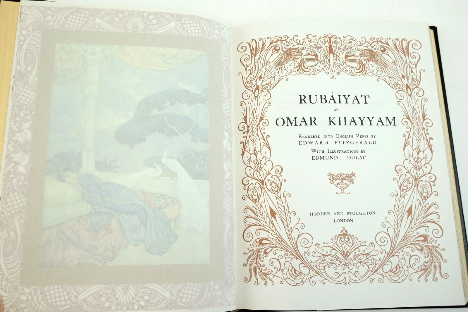 Photo of RUBAIYAT OF OMAR KHAYYAM written by Khayyam, Omar
Fitzgerald, Edward illustrated by Dulac, Edmund published by Hodder & Stoughton (STOCK CODE: 2135911)  for sale by Stella & Rose's Books