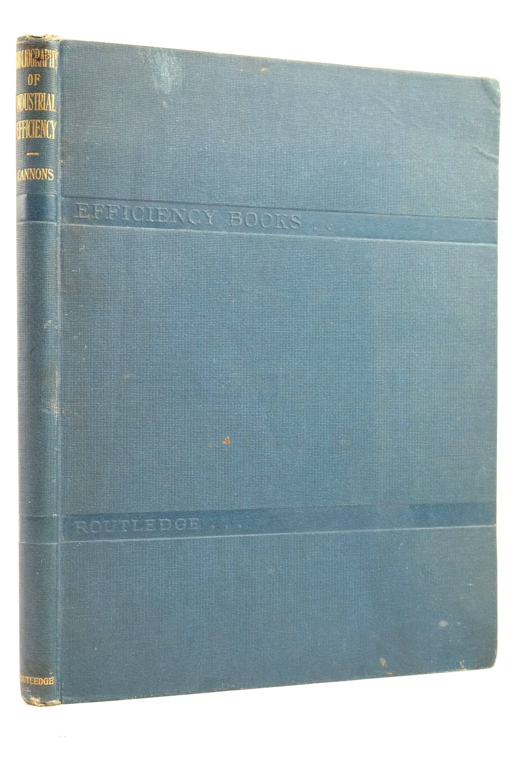 Photo of BIBLIOGRAPHY OF INDUSTRIAL EFFICIENCY AND FACTORY MANAGEMENT (BOOKS, MAGAZINE ARTICLES, ETC.) written by Canons, H.G.T. published by George Routledge & Sons Ltd. (STOCK CODE: 2136072)  for sale by Stella & Rose's Books