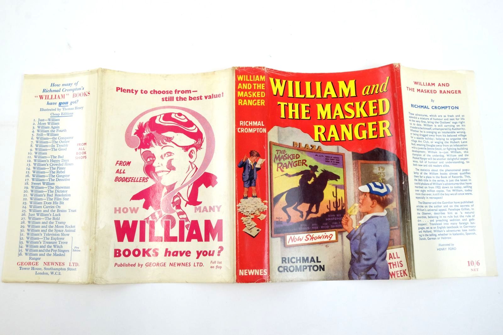 Photo of WILLIAM AND THE MASKED RANGER written by Crompton, Richmal illustrated by Ford, Henry published by George Newnes Ltd. (STOCK CODE: 2136195)  for sale by Stella & Rose's Books