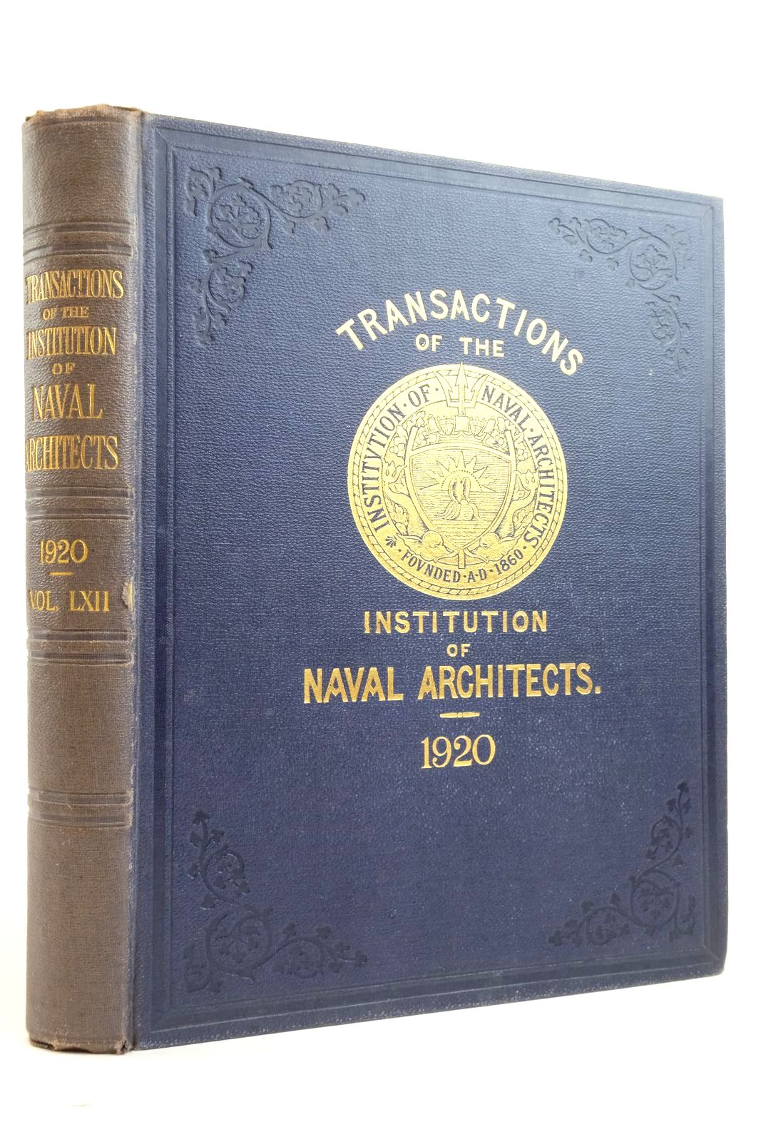 Photo of TRANSACTIONS OF THE INSTITUTION OF NAVAL ARCHITECTS VOLUME LXII written by Dana, R.W. published by Institution Of Naval Architects (STOCK CODE: 2136444)  for sale by Stella & Rose's Books