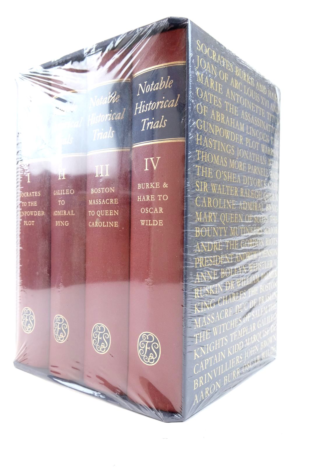 Photo of NOTABLE HISTORICAL TRIALS (4 VOLUMES) written by Lovill, Justin published by Folio Society (STOCK CODE: 2136724)  for sale by Stella & Rose's Books