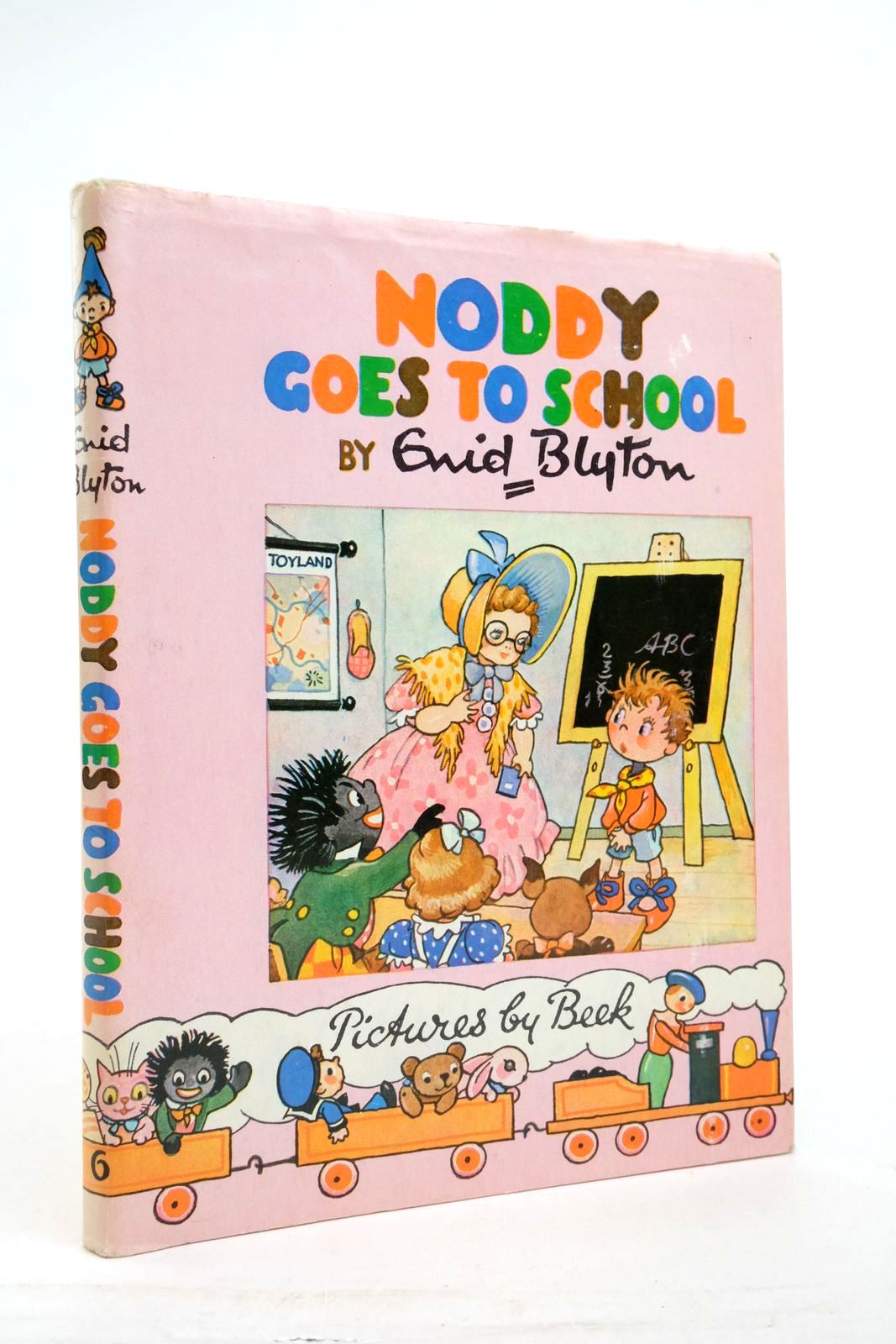 Photo of NODDY GOES TO SCHOOL written by Blyton, Enid illustrated by Beek,  published by Sampson Low, Marston & Co. Ltd., D.V. Publications Ltd. (STOCK CODE: 2136956)  for sale by Stella & Rose's Books