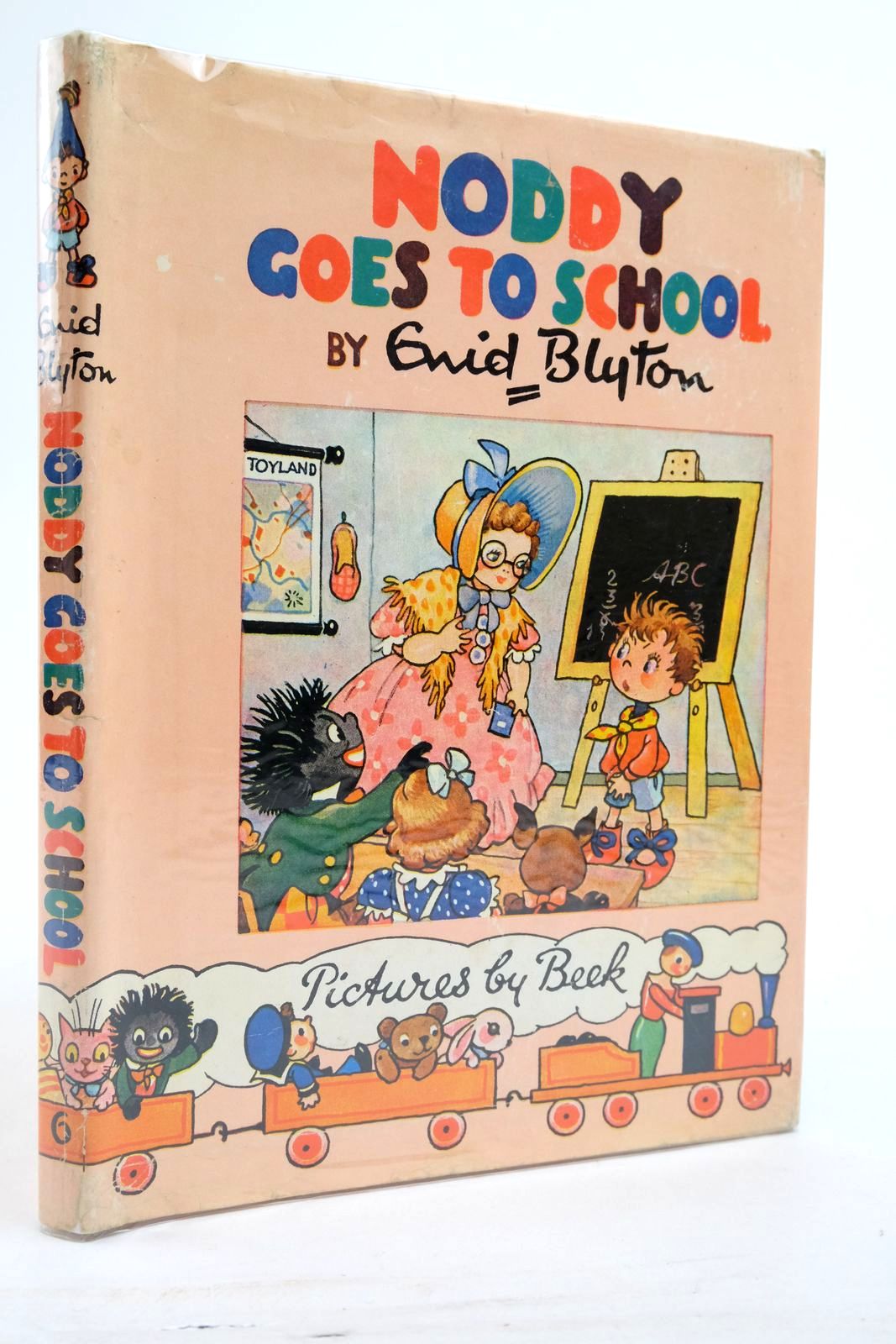 Photo of NODDY GOES TO SCHOOL written by Blyton, Enid illustrated by Beek,  published by Sampson Low, Marston & Co. Ltd., D.V. Publications Ltd. (STOCK CODE: 2136962)  for sale by Stella & Rose's Books