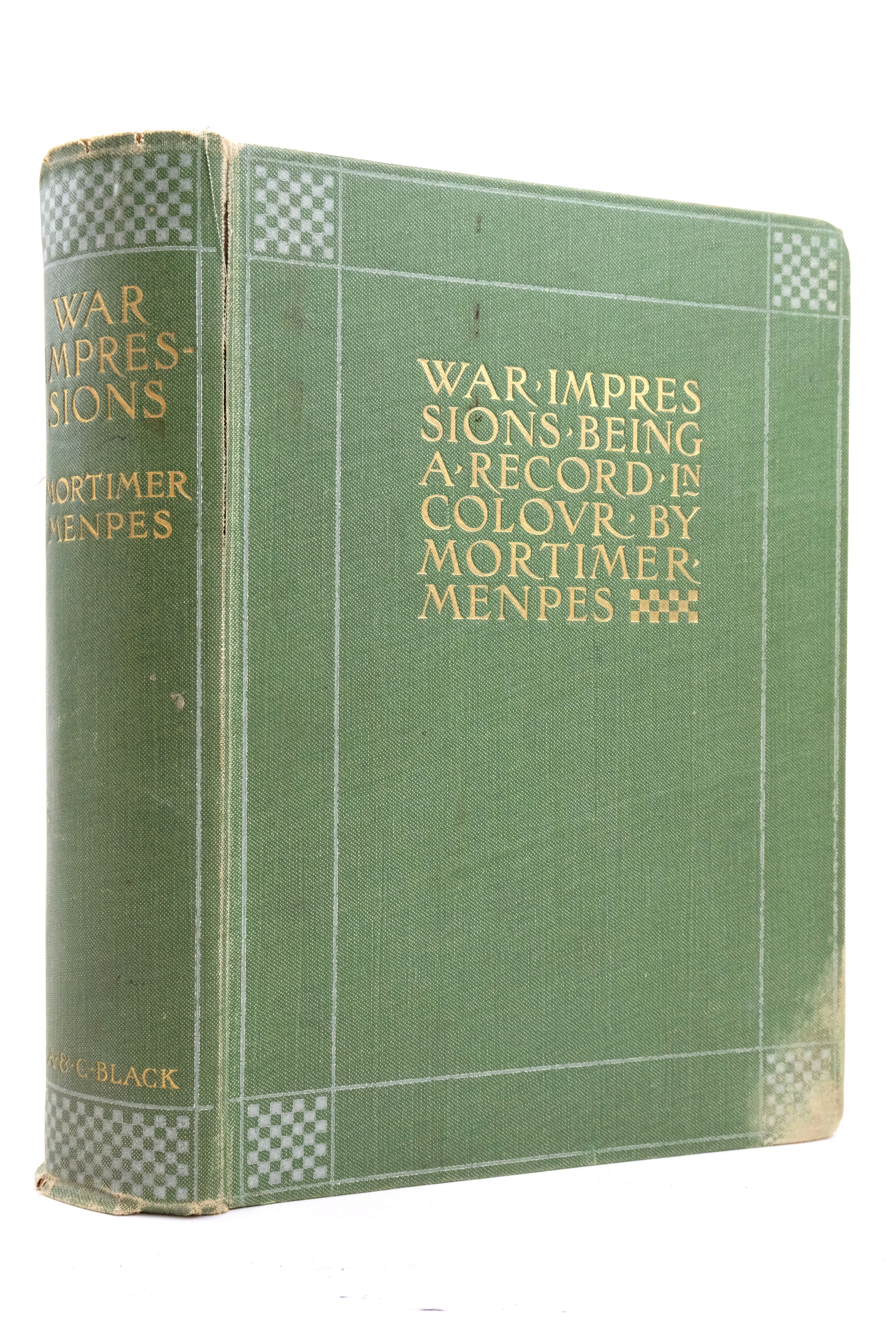 Photo of WAR IMPRESSIONS written by Menpes, Dorothy illustrated by Menpes, Mortimer published by Adam &amp; Charles Black (STOCK CODE: 2137055)  for sale by Stella & Rose's Books