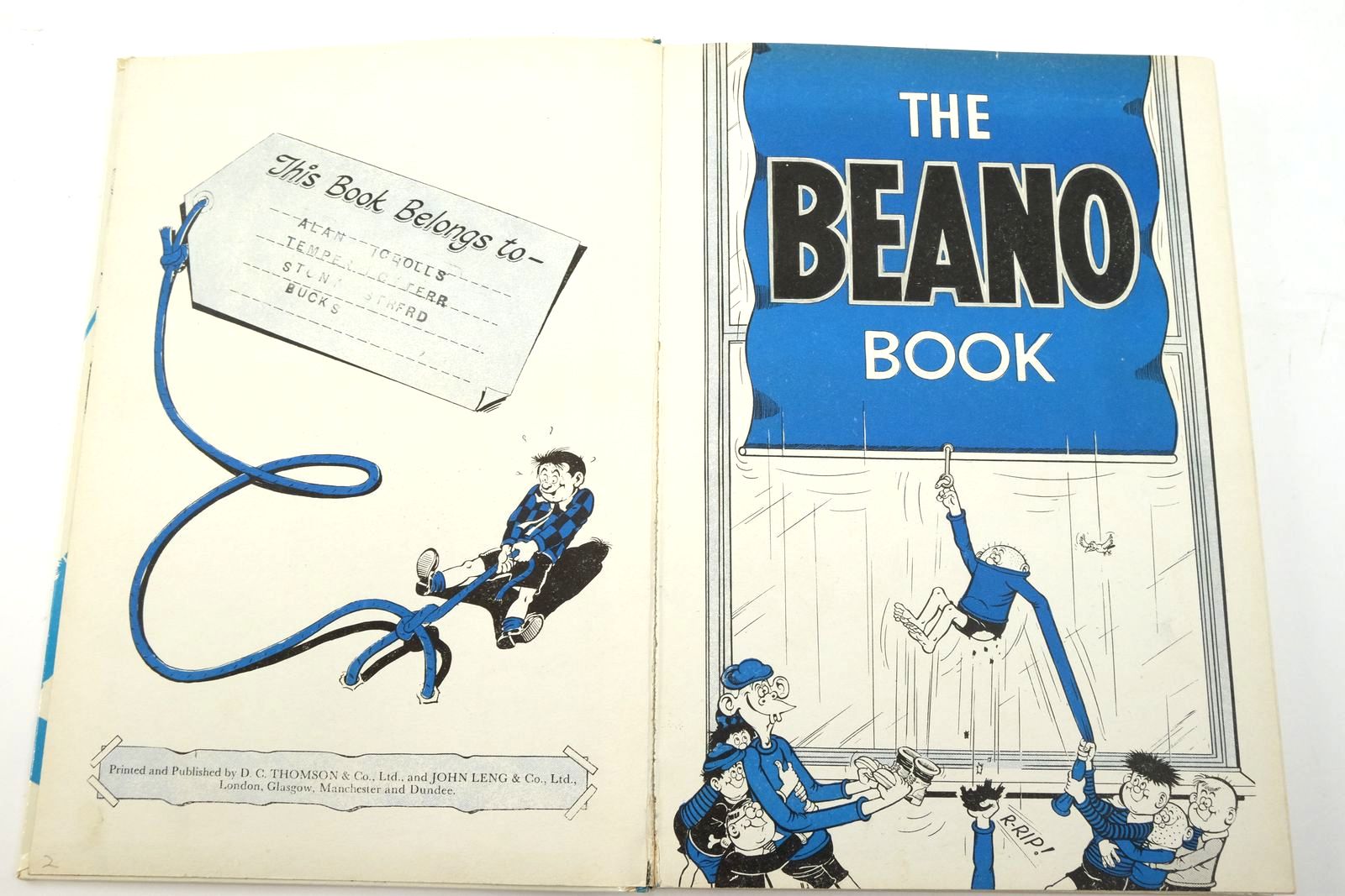 Photo of THE BEANO BOOK 1963 published by D.C. Thomson & Co Ltd. (STOCK CODE: 2137177)  for sale by Stella & Rose's Books