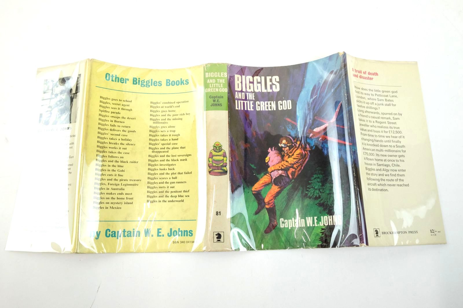 Photo of BIGGLES AND THE LITTLE GREEN GOD written by Johns, W.E. published by Brockhampton Press (STOCK CODE: 2137305)  for sale by Stella & Rose's Books