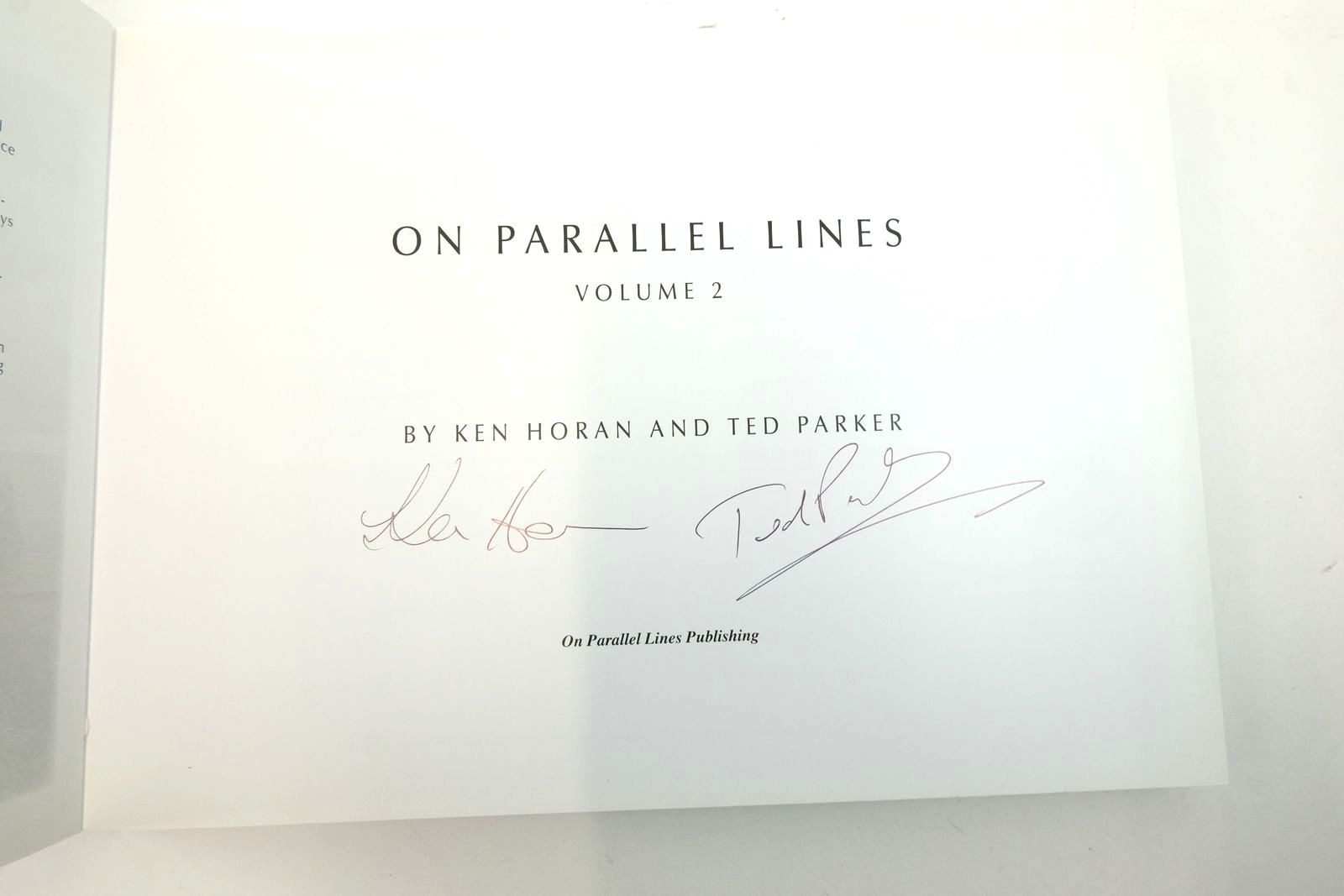 Photo of ON PARALLEL LINES VOLUME 2 written by Horan, Ken
Parker, Ted published by On Parallel Lines Publishing (STOCK CODE: 2137316)  for sale by Stella & Rose's Books