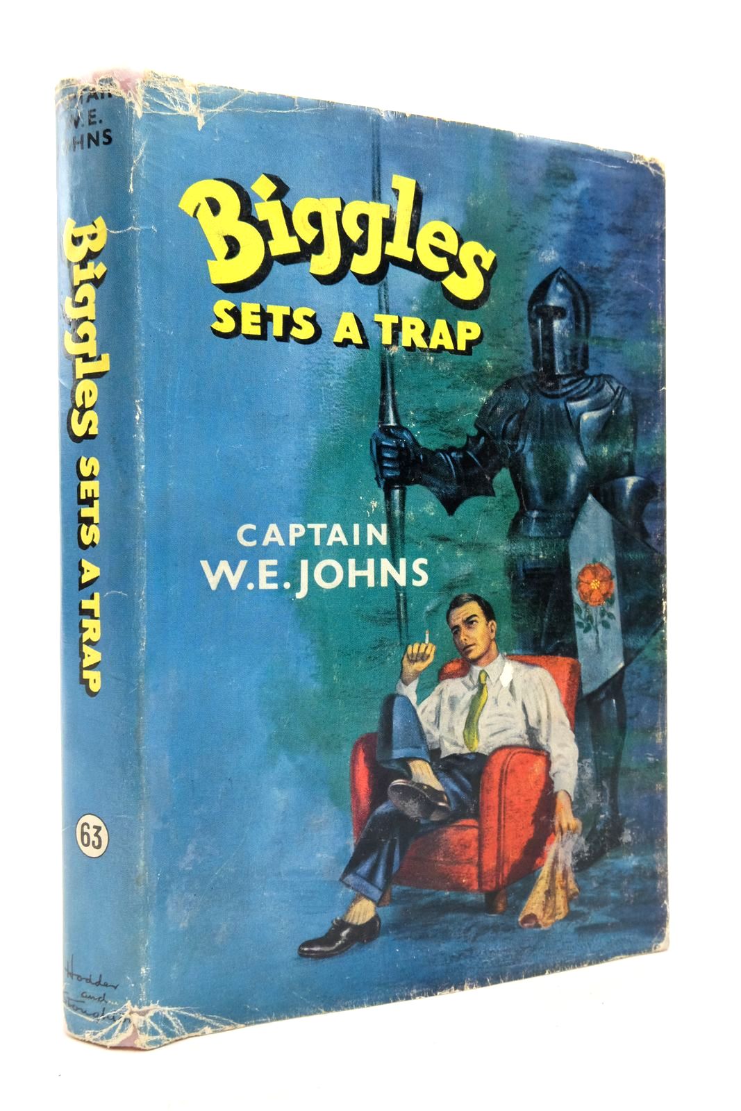 Photo of BIGGLES SETS A TRAP written by Johns, W.E. illustrated by Stead,  published by Hodder &amp; Stoughton (STOCK CODE: 2137441)  for sale by Stella & Rose's Books