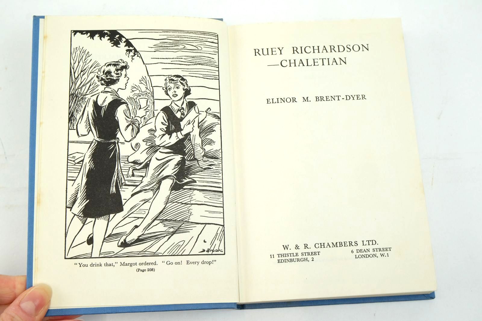 Photo of RUEY RICHARDSON - CHALETIAN written by Brent-Dyer, Elinor M. illustrated by Brook, D. published by W. & R. Chambers Limited (STOCK CODE: 2137492)  for sale by Stella & Rose's Books