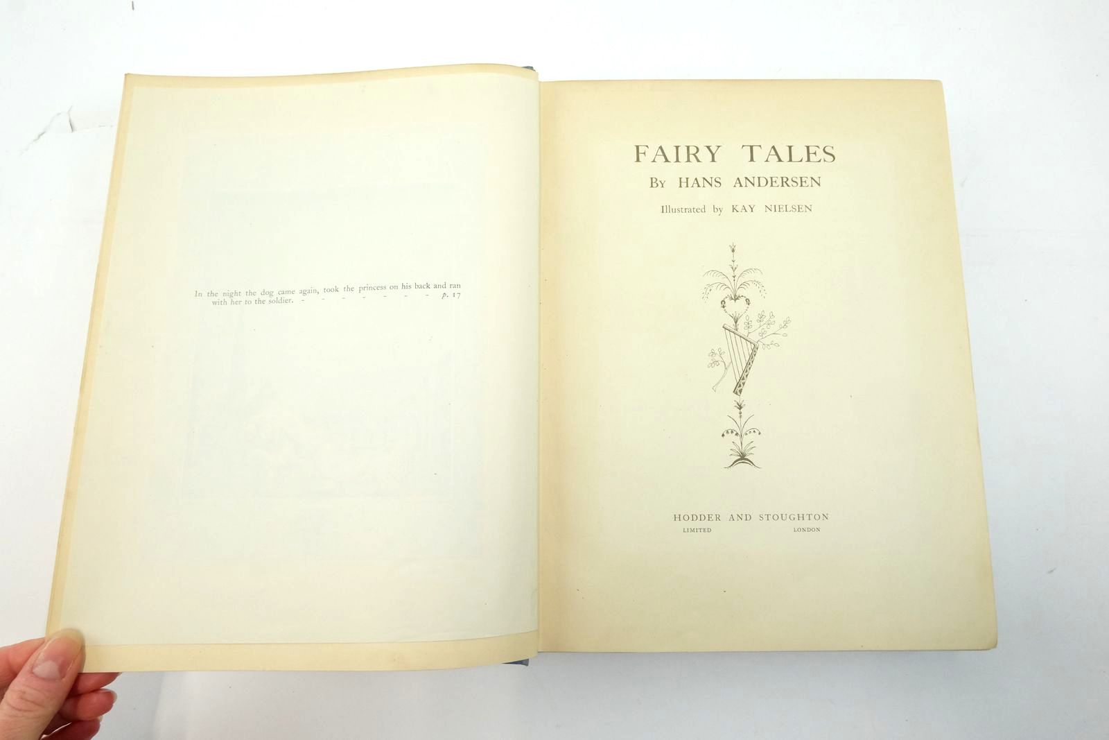 Photo of FAIRY TALES BY HANS ANDERSEN written by Andersen, Hans Christian illustrated by Nielsen, Kay published by Hodder & Stoughton (STOCK CODE: 2137501)  for sale by Stella & Rose's Books