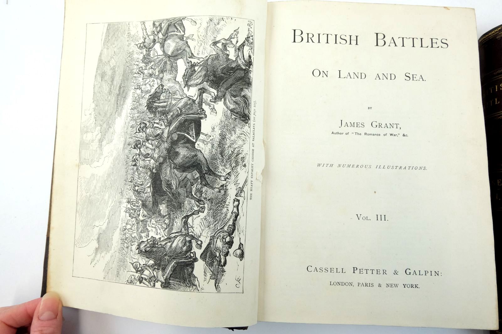 Photo of BRITISH BATTLES ON LAND AND SEA (3 VOLUMES) written by Grant, James published by Cassell, Petter, Galpin & Co. (STOCK CODE: 2137641)  for sale by Stella & Rose's Books