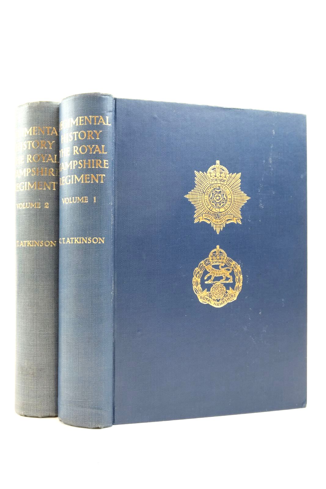 Photo of REGIMENTAL HISTORY THE ROYAL HAMPSHIRE REGIMENT (2 VOLUMES) written by Atkinson, C.T. published by Robert Maclehose And Co. Ltd (STOCK CODE: 2137719)  for sale by Stella & Rose's Books