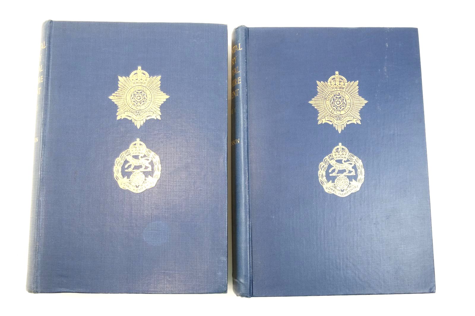 Photo of REGIMENTAL HISTORY THE ROYAL HAMPSHIRE REGIMENT (2 VOLUMES) written by Atkinson, C.T. published by Robert Maclehose And Co. Ltd (STOCK CODE: 2137719)  for sale by Stella & Rose's Books