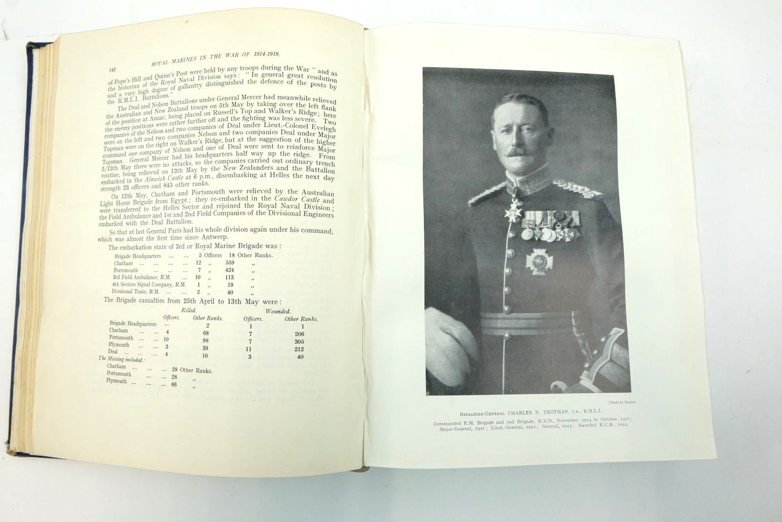 Photo of BRITAIN'S SEA SOLDIERS A RECORD OF THE ROYAL MARINES DURING THE WAR 1914-1919 written by Blumberg, H.E. published by Swiss & Co. (STOCK CODE: 2137724)  for sale by Stella & Rose's Books