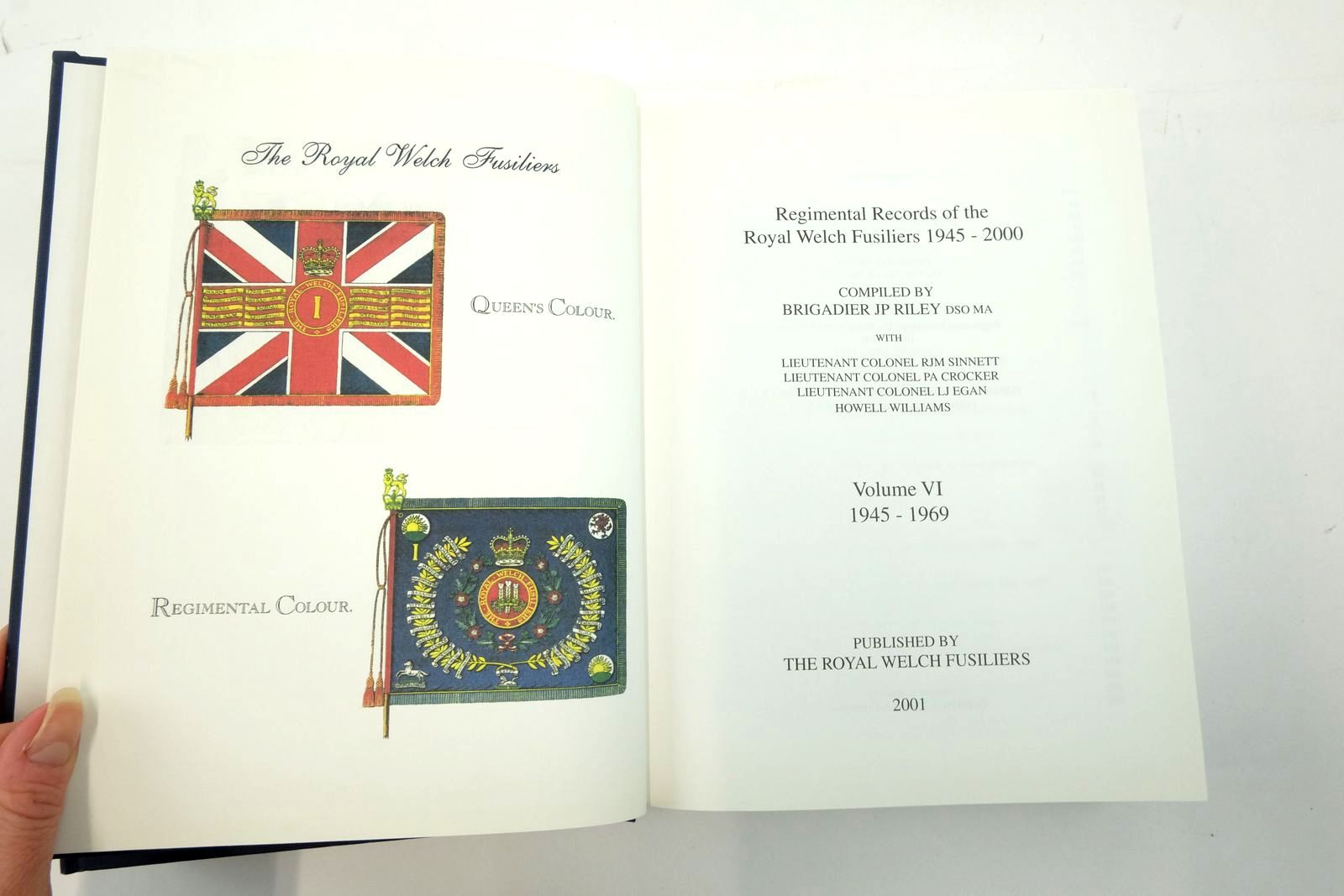 Photo of REGIMENTAL RECORDS OF THE ROYAL WELCH FUSILIERS 1945-2000 (2 VOLUMES) written by Riley, J.P.
Sinnett, R.J.M.
Crocker, P.A.
Williams, L.J. Egan Howell published by The Royal Welch Fusiliers (STOCK CODE: 2137739)  for sale by Stella & Rose's Books