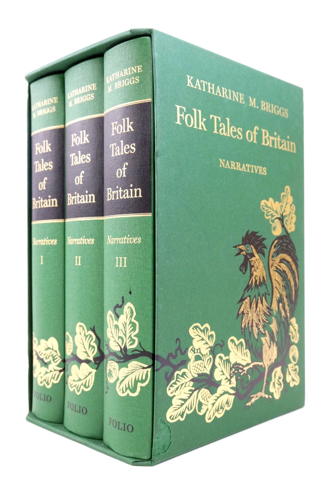 Photo of FOLK TALES OF BRITAIN NARRATIVES (3 VOLUMES) written by Briggs, Katharine M. illustrated by Firmin, Hannah Firmin, Peter Melinsky, Clare published by Folio Society (STOCK CODE: 2137768)  for sale by Stella & Rose's Books