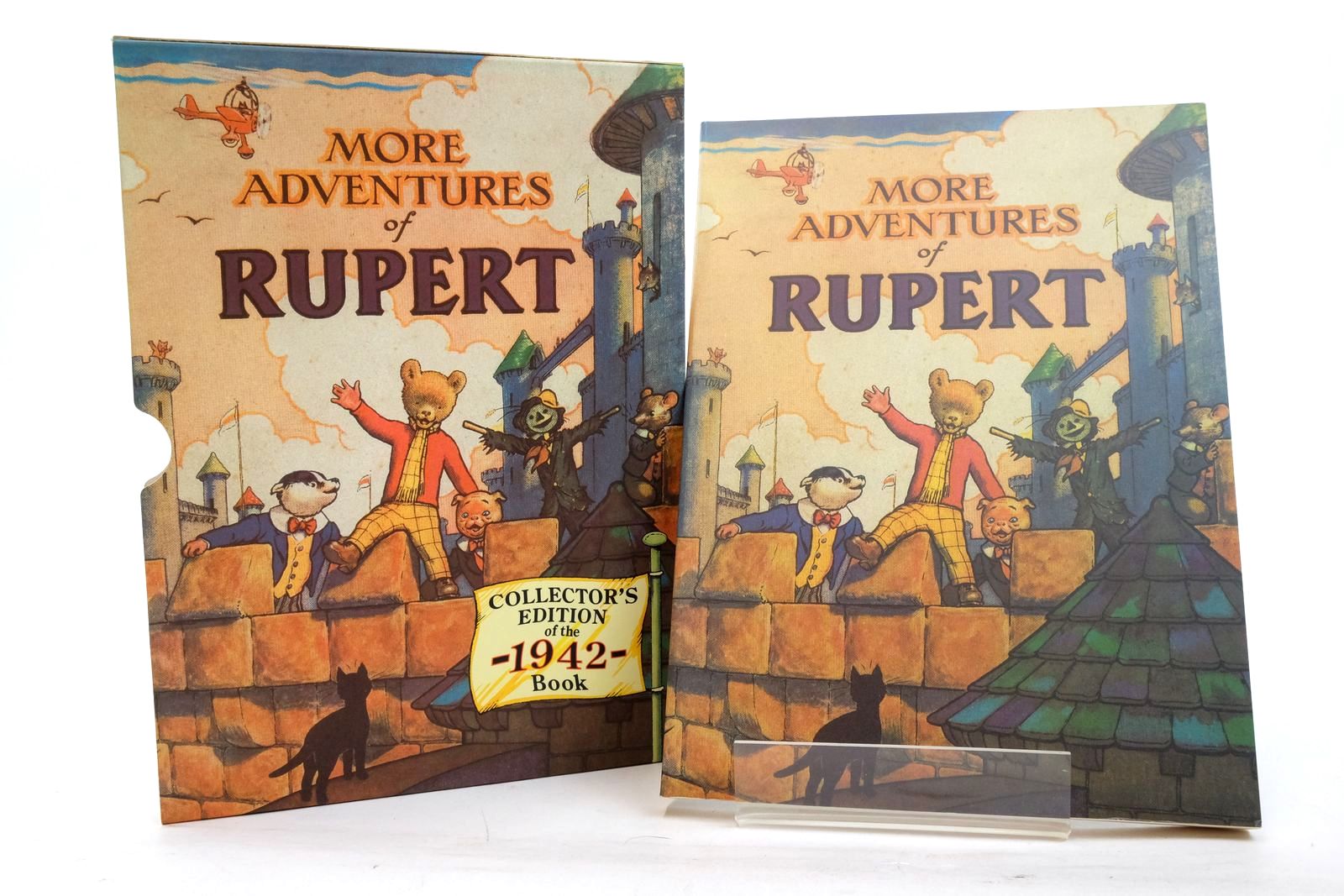 Photo of RUPERT ANNUAL 1942 (FACSIMILE) - MORE ADVENTURES OF RUPERT written by Bestall, Alfred illustrated by Bestall, Alfred published by Pedigree Books Limited (STOCK CODE: 2138086)  for sale by Stella & Rose's Books