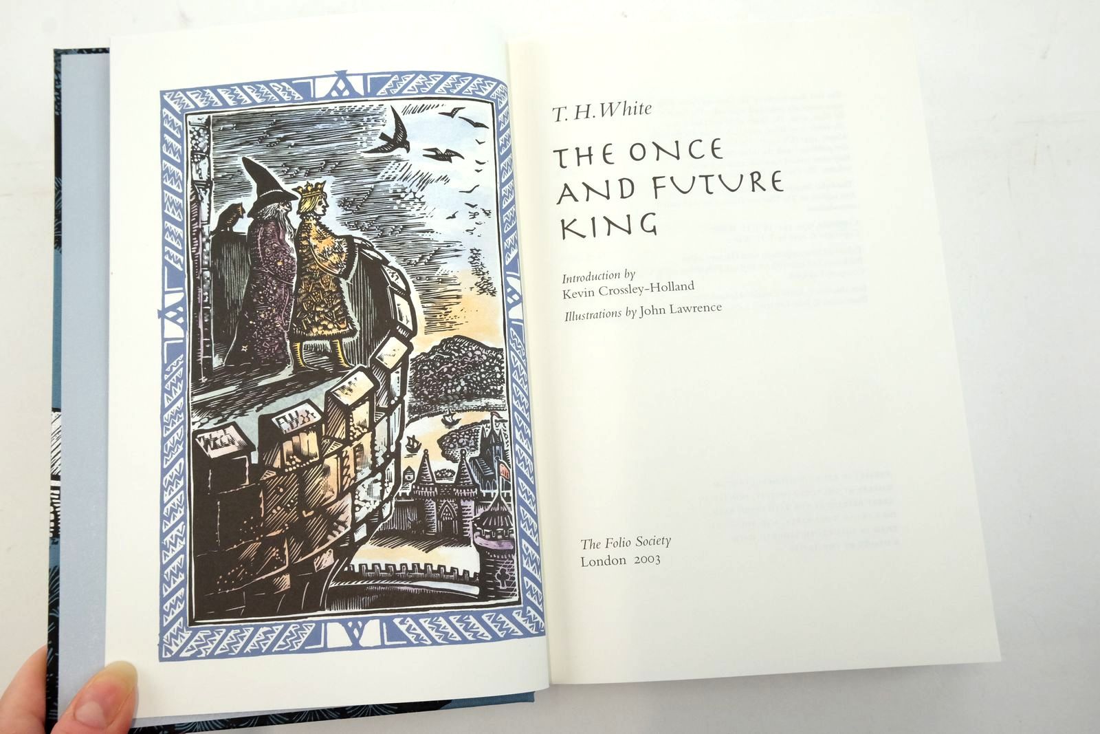 Photo of THE ONCE AND FUTURE KING written by White, T.H.
Crossley-Holland, Kevin illustrated by Lawrence, John published by Folio Society (STOCK CODE: 2138301)  for sale by Stella & Rose's Books