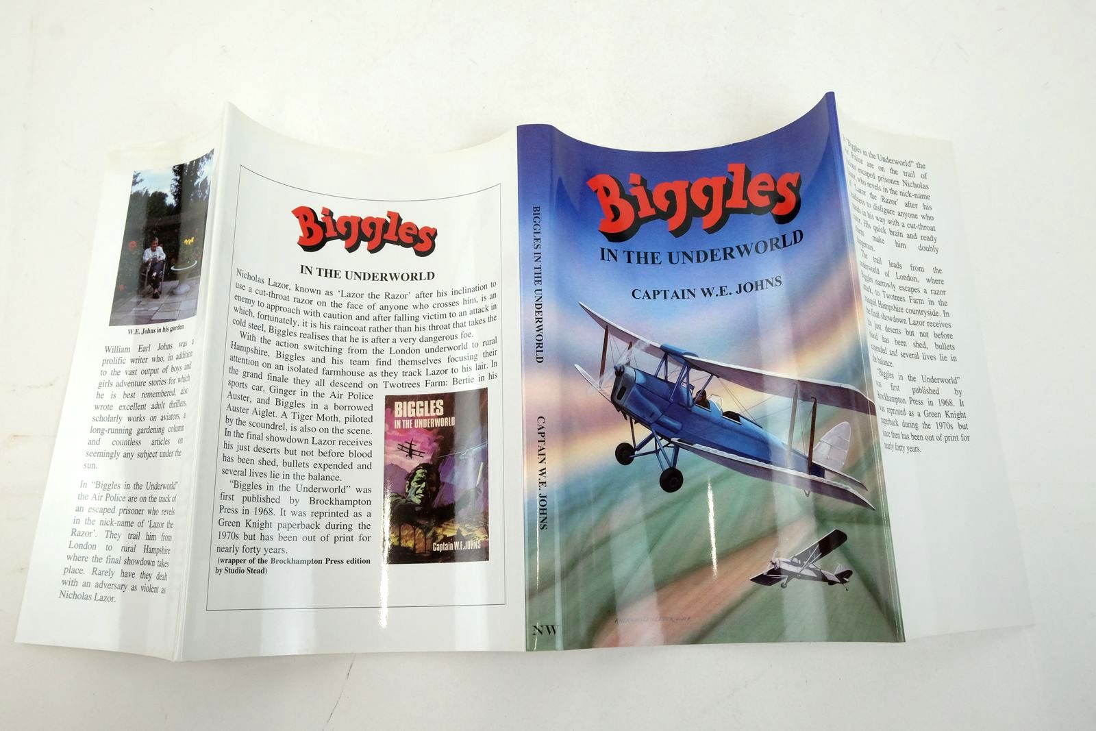 Photo of BIGGLES IN THE UNDERWORLD written by Johns, W.E. illustrated by Skilleter, Andrew published by Norman Wright (STOCK CODE: 2138307)  for sale by Stella & Rose's Books