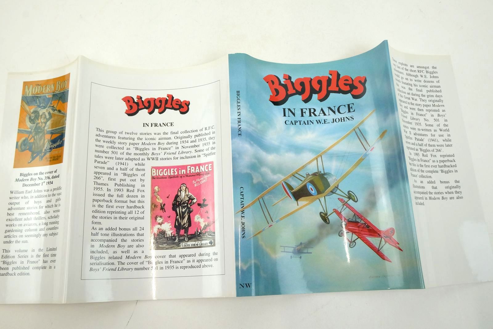 Photo of BIGGLES IN FRANCE written by Johns, W.E. illustrated by Skilleter, Andrew published by Norman Wright (STOCK CODE: 2138312)  for sale by Stella & Rose's Books
