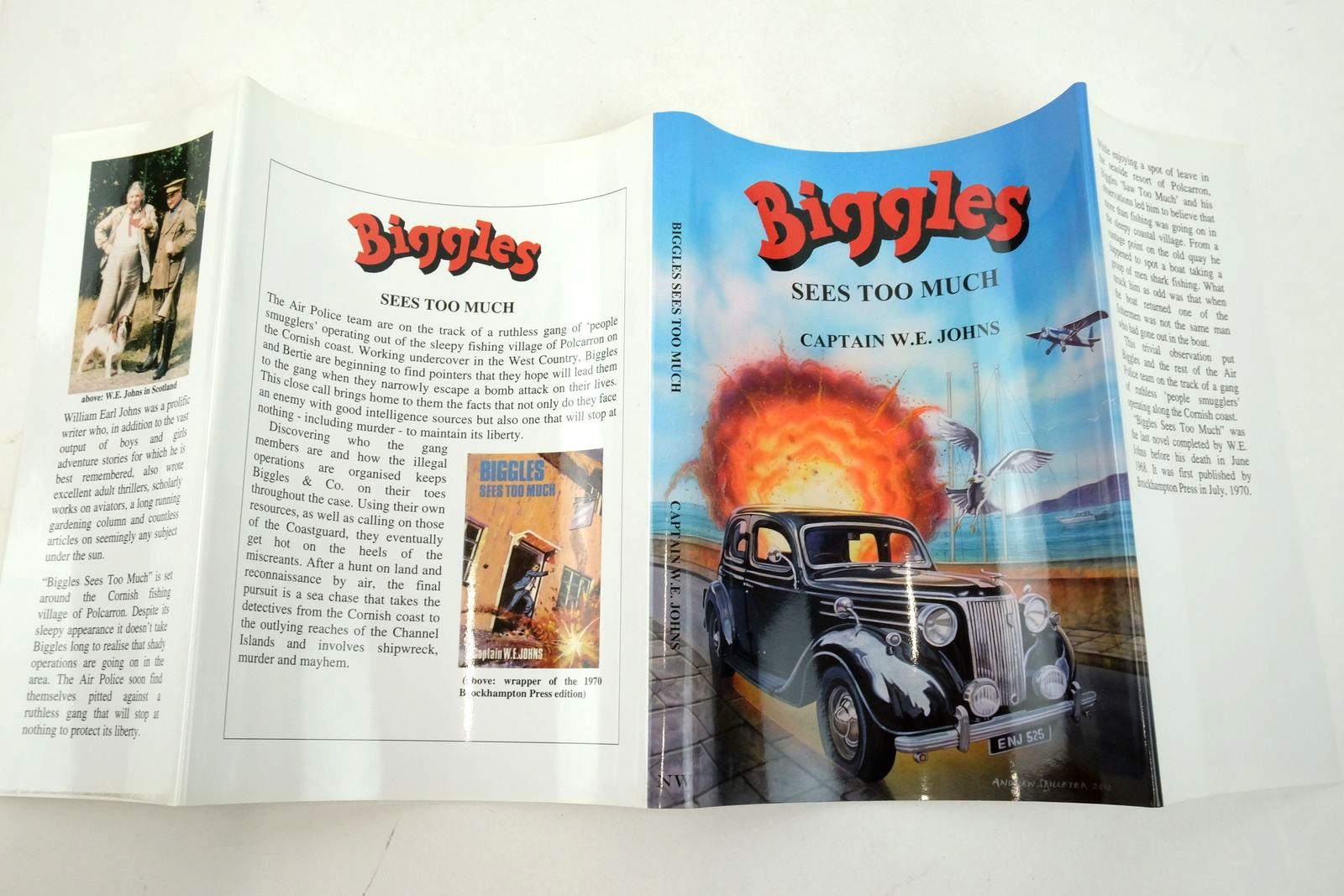 Photo of BIGGLES SEES TOO MUCH written by Johns, W.E. illustrated by Skilleter, Andrew published by Norman Wright (STOCK CODE: 2138313)  for sale by Stella & Rose's Books