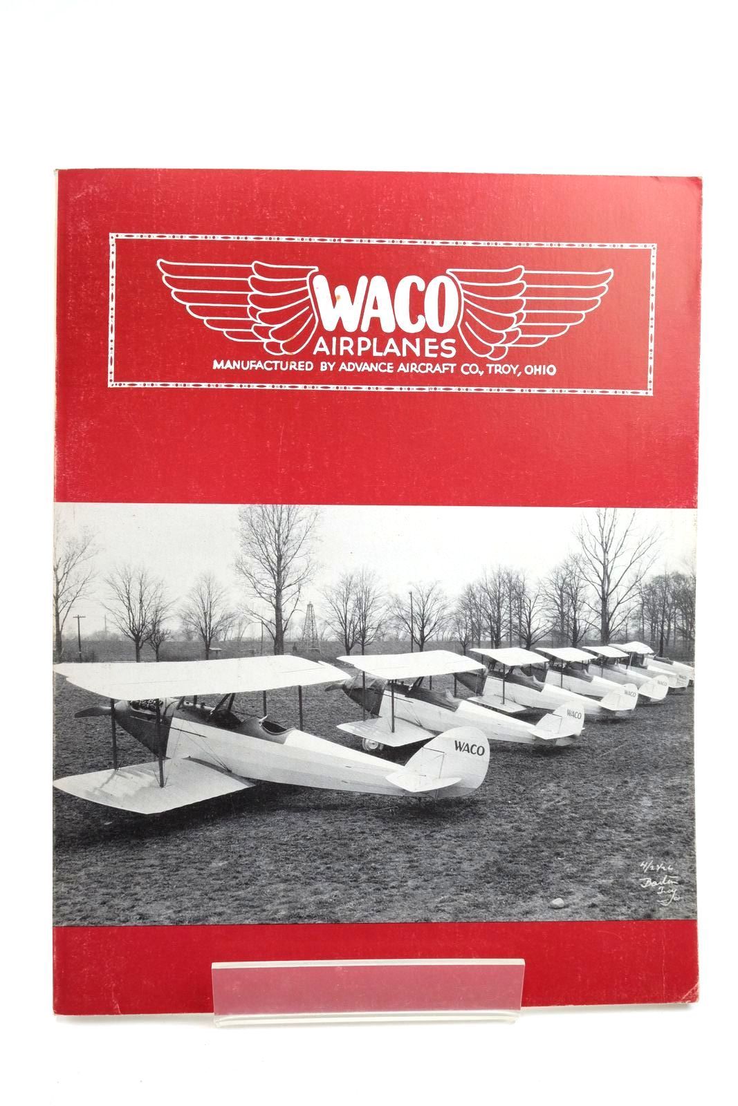 Photo of WACO AIRCRAFT PRODUCTION9 1923 -1942 written by Brandly, Raymond H. Borisch, Bonnie Jean (STOCK CODE: 2138693)  for sale by Stella & Rose's Books
