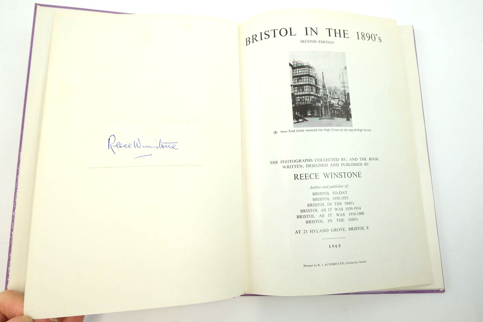 Photo of BRISTOL IN THE 1890'S written by Winstone, Reece published by Reece Winstone (STOCK CODE: 2139005)  for sale by Stella & Rose's Books