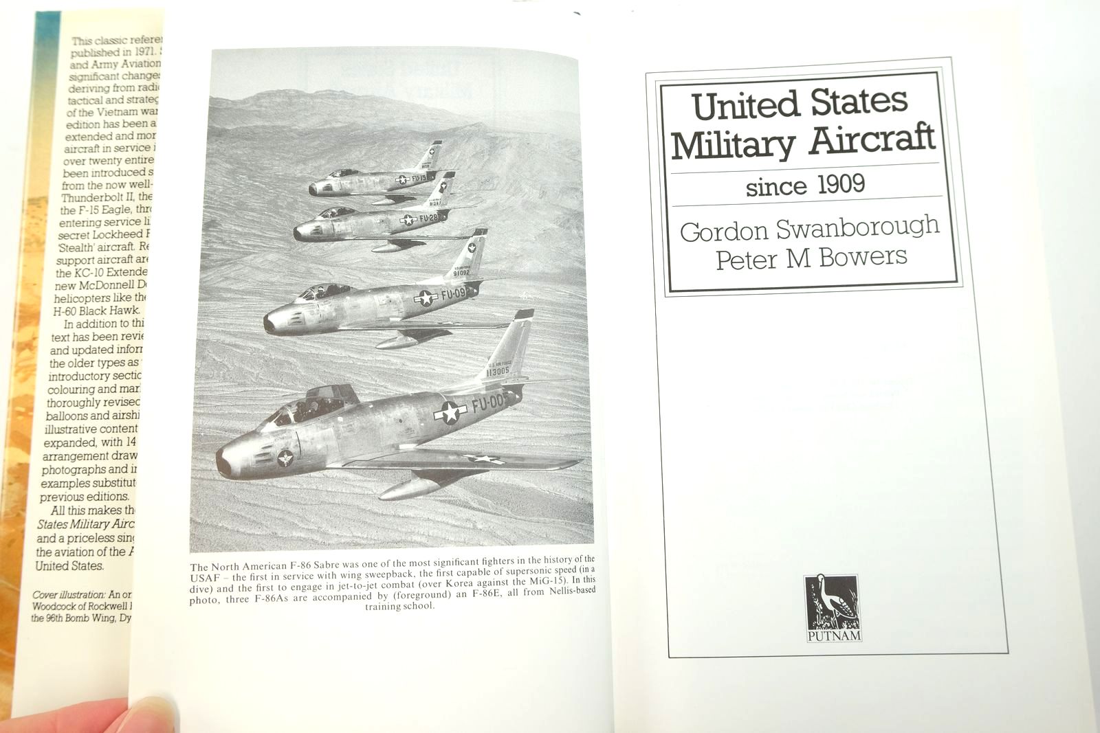 Photo of UNITED STATES MILITARY AIRCRAFT SINCE 1909 written by Swanborough, Gordon
Bowers, Peter M. published by Putnam (STOCK CODE: 2139153)  for sale by Stella & Rose's Books