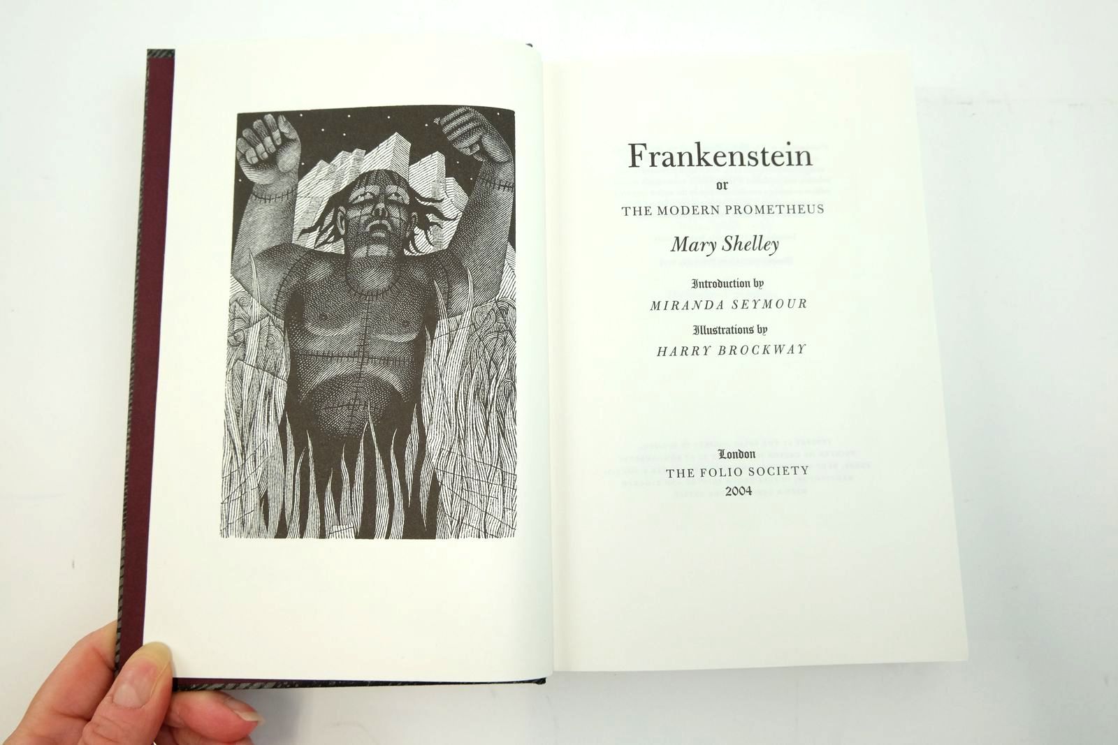 Photo of FRANKENSTEIN OR THE MODERN PROMETHEUS written by Shelley, Mary
Seymour, Miranda illustrated by Brockway, Harry published by Folio Society (STOCK CODE: 2139238)  for sale by Stella & Rose's Books