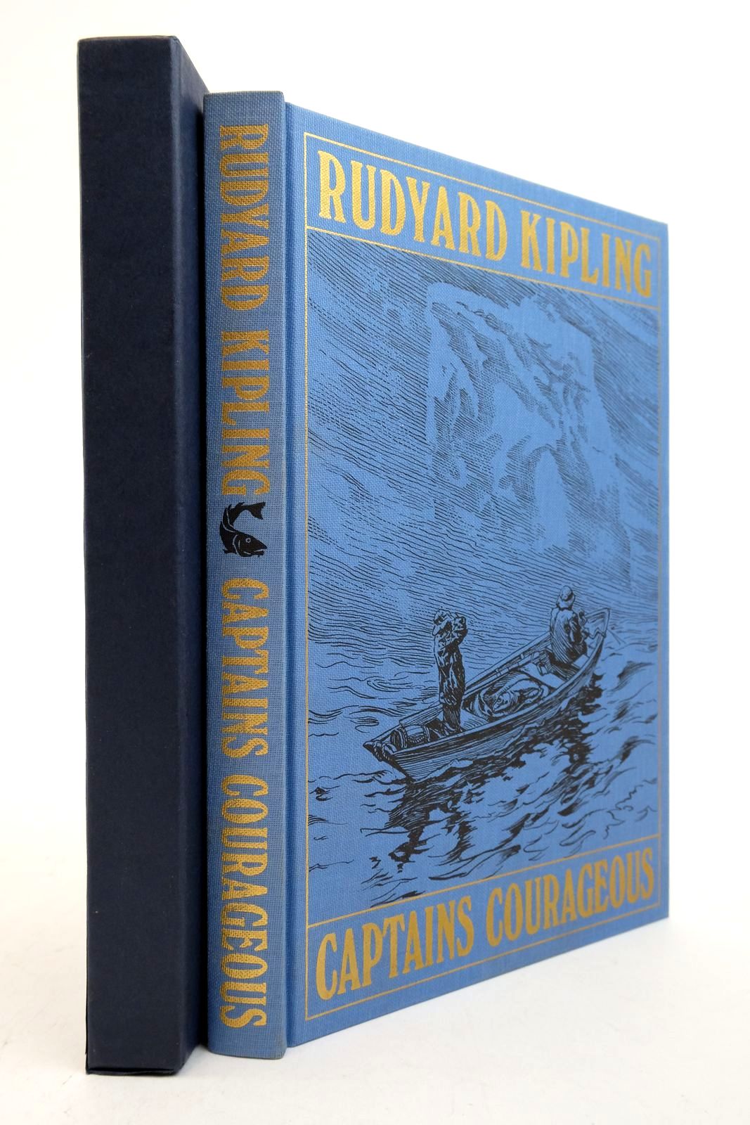 Photo of 'CAPTAINS COURAGEOUS' A STORY OF THE GRAND BANKS written by Kipling, Rudyard illustrated by Taber, I.W. published by Folio Society (STOCK CODE: 2139471)  for sale by Stella & Rose's Books