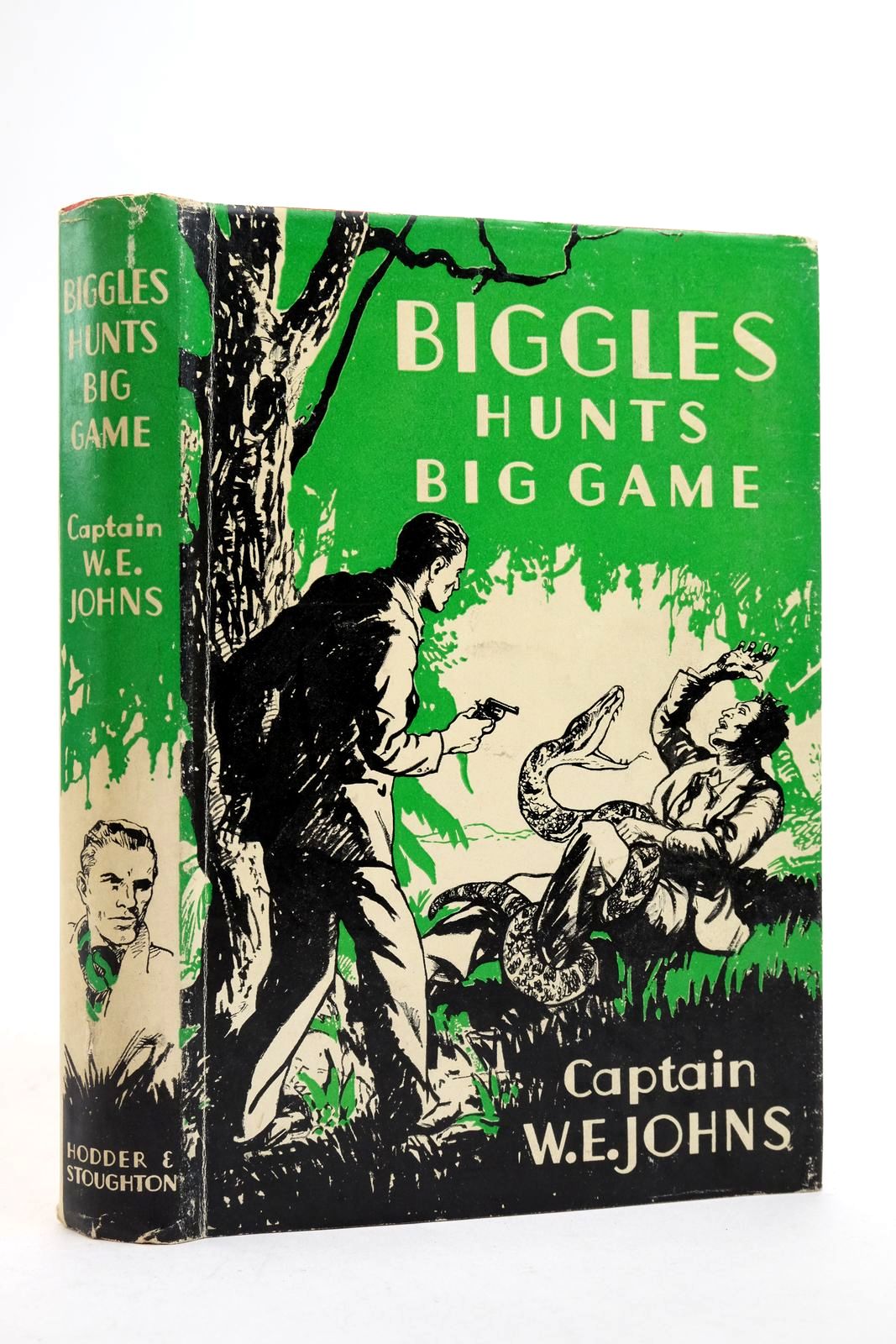 Photo of BIGGLES HUNTS BIG GAME written by Johns, W.E. illustrated by Stead,  published by Hodder & Stoughton (STOCK CODE: 2139683)  for sale by Stella & Rose's Books