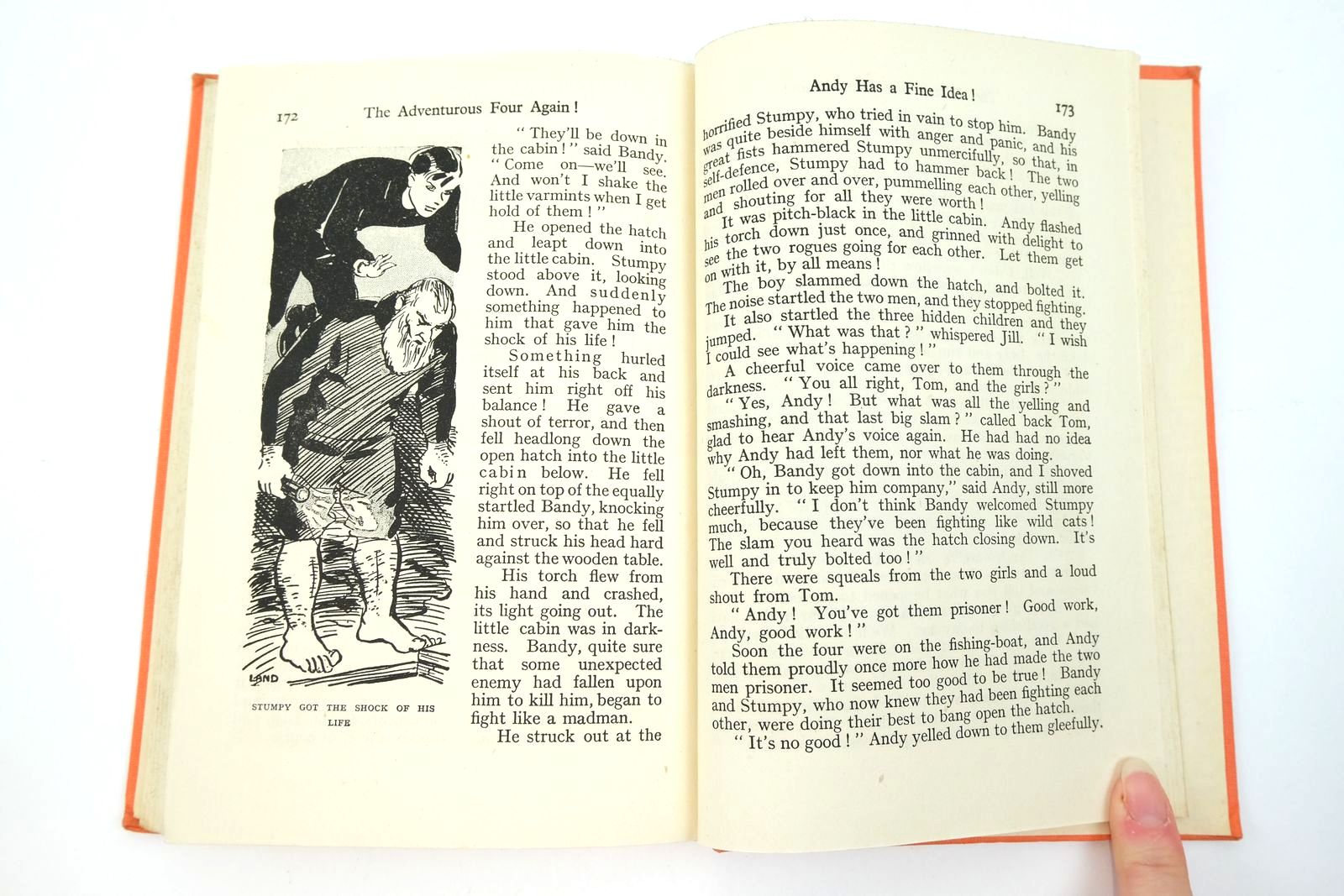 Photo of THE ADVENTUROUS FOUR AGAIN! written by Blyton, Enid illustrated by Land, Jessie published by George Newnes Ltd. (STOCK CODE: 2140012)  for sale by Stella & Rose's Books
