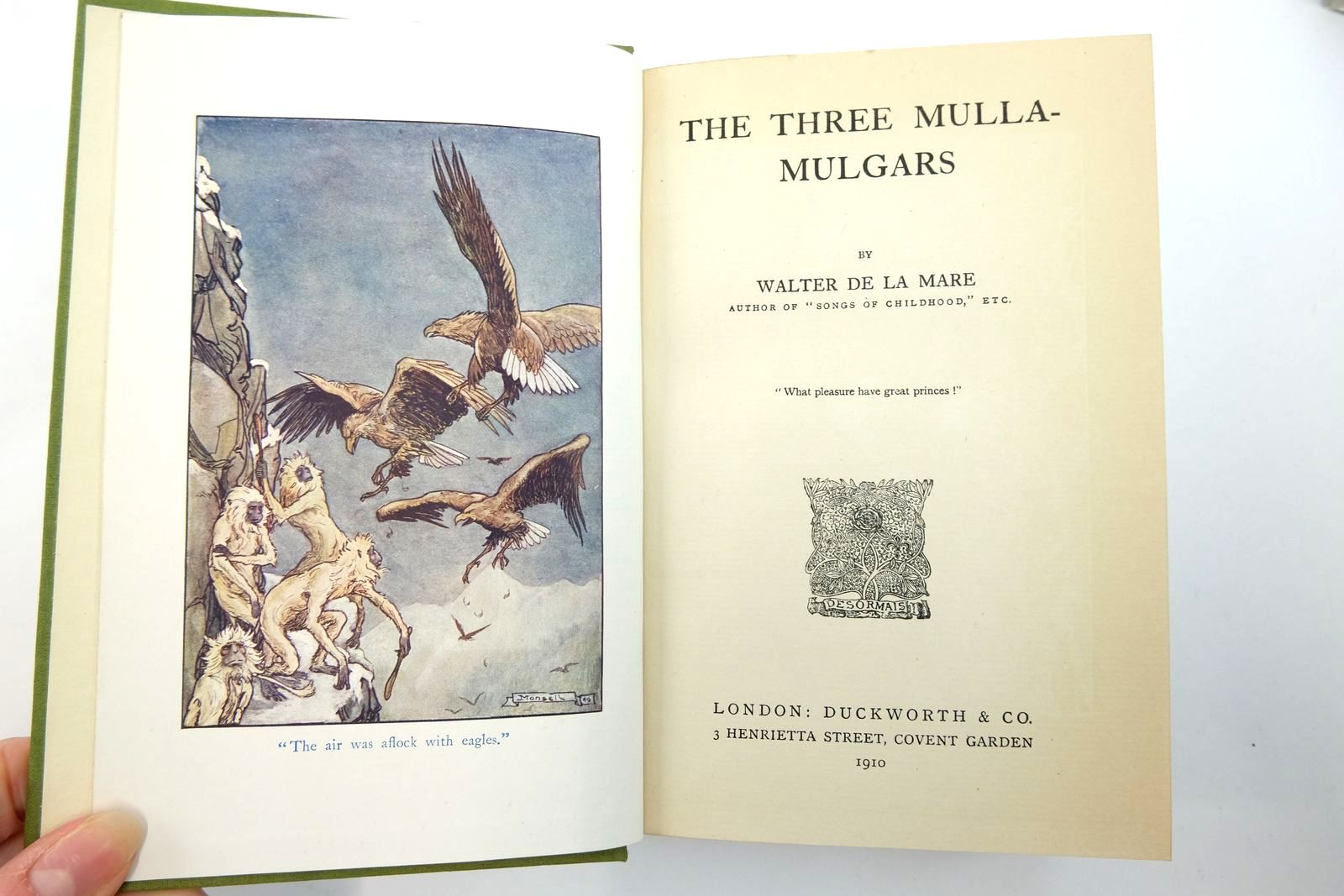 Photo of THE THREE MULLA-MULGARS written by De La Mare, Walter illustrated by Monsell, J.R. published by Duckworth & Co. (STOCK CODE: 2140069)  for sale by Stella & Rose's Books