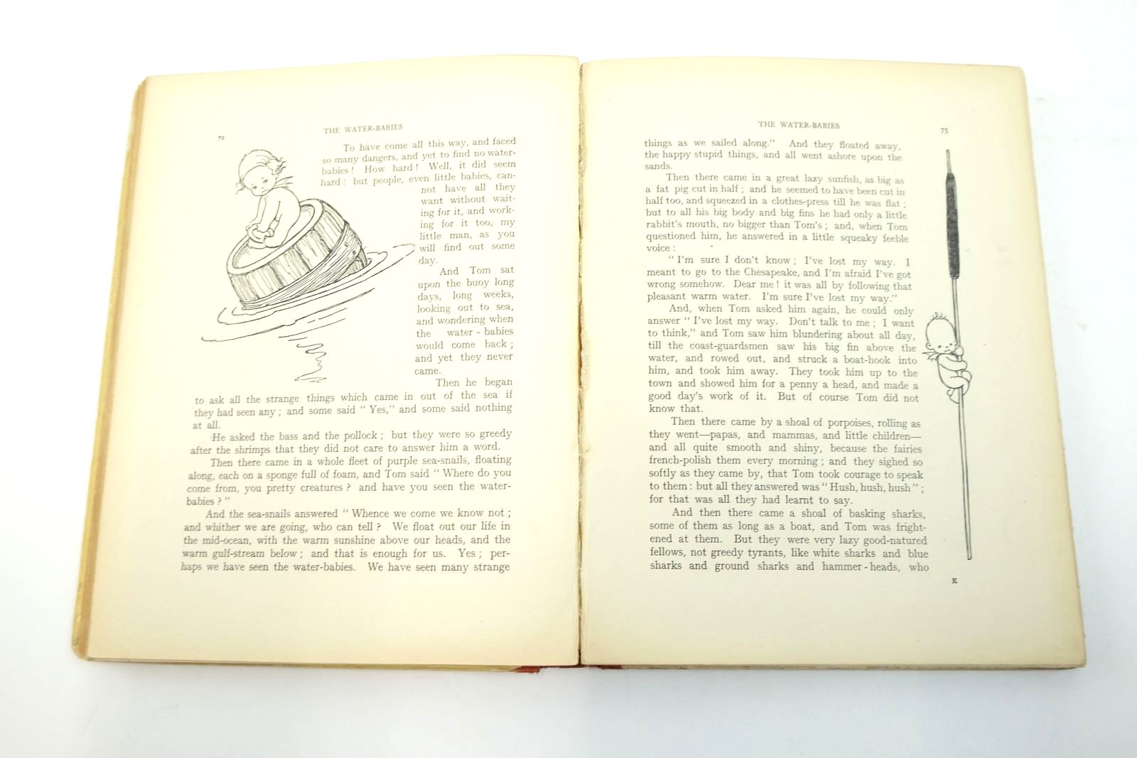 Photo of THE WATER BABIES written by Kingsley, Charles illustrated by Attwell, Mabel Lucie published by Raphael Tuck & Sons Ltd. (STOCK CODE: 2140948)  for sale by Stella & Rose's Books