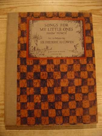 Photo of SONGS FOR MY LITTLE ONES FROM PUNCH written by Cowen, Sir Frederic illustrated by Bellotti,  published by J. Saville &amp; Co. Ltd. (STOCK CODE: 313990)  for sale by Stella & Rose's Books