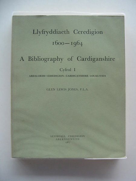 Photo of A BIBLIOGRAPHY OF CARDIGANSHIRE (4 VOLUMES) written by Jones, Glyn Lewis published by Llyfrgell Ceredigion (STOCK CODE: 557517)  for sale by Stella & Rose's Books