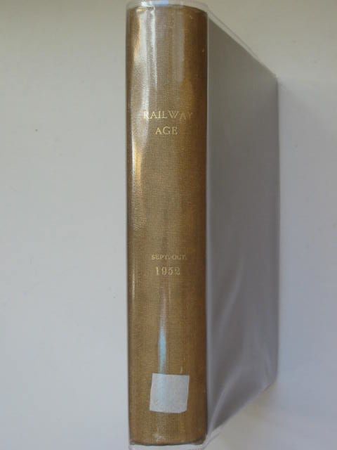 Photo of RAILWAY AGE SEPT-OCT 1952- Stock Number: 566316