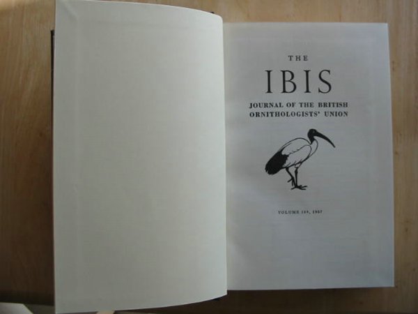 Photo of THE IBIS VOLUME 109 published by British Ornithologists' union (STOCK CODE: 575454)  for sale by Stella & Rose's Books