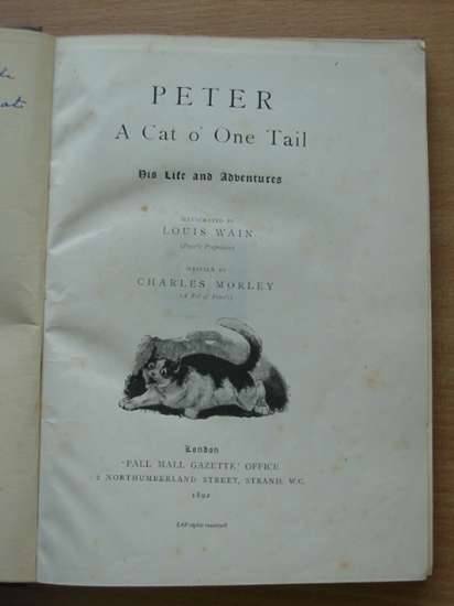 Photo of PETER A CAT O' ONE TAIL AND TEUFEL THE TERRIER written by Morley, Charles illustrated by Wain, Louis Carrington, J. Yates published by Pall Mall Gazette (STOCK CODE: 577477)  for sale by Stella & Rose's Books
