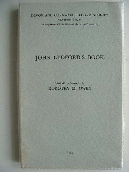 Photo of JOHN LYDFORD'S BOOK written by Owen, Dorothy M. published by HMSO (STOCK CODE: 578577)  for sale by Stella & Rose's Books
