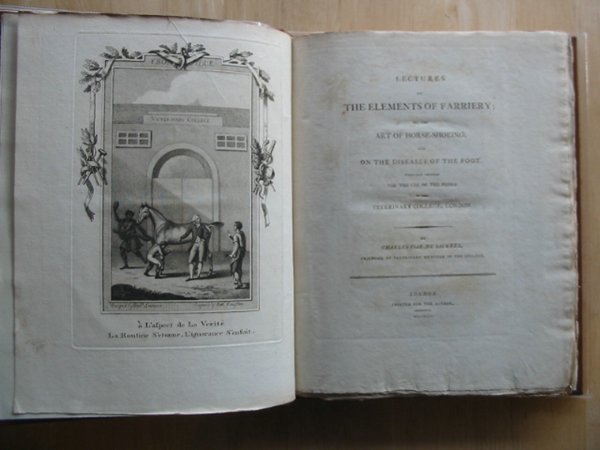 Stella & Rose's Books : LECTURES ON THE ELEMENTS OF FARRIERY Written By ...