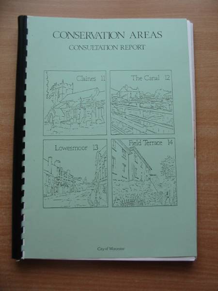 Photo of CONSERVATION AREAS CONSULTATION REPORT published by City Of Worcester (STOCK CODE: 585143)  for sale by Stella & Rose's Books